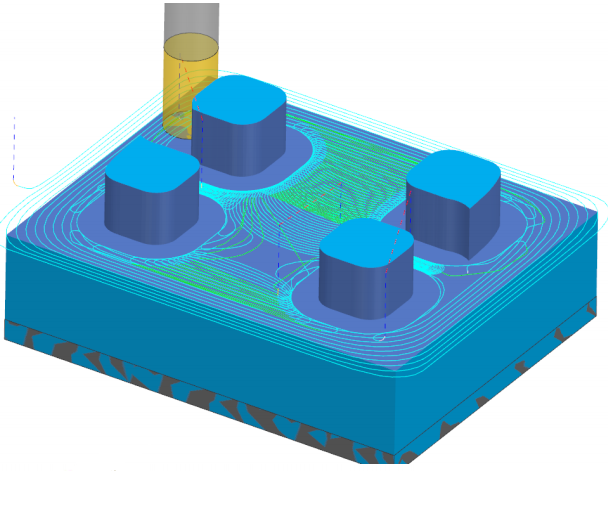 Adaptive roughing